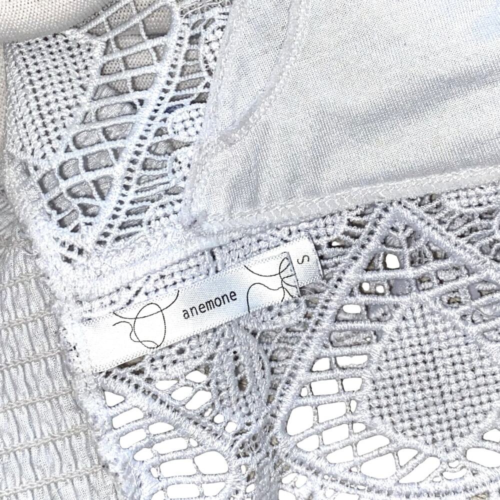 Anemone Light Blue Maya Crochet Lace Bralette Size Small - Picture 3 of 6